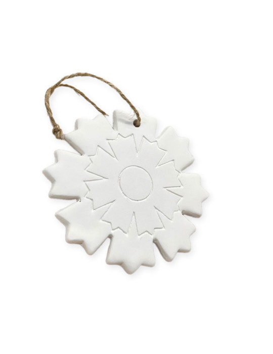 Décoration Bleuet de France en porcelaine