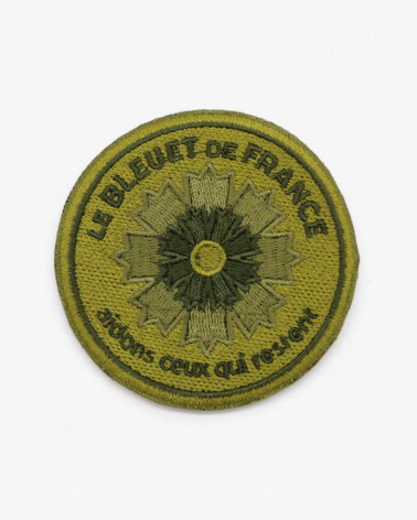 Patch brodé Armée de terre x Bleuet de France