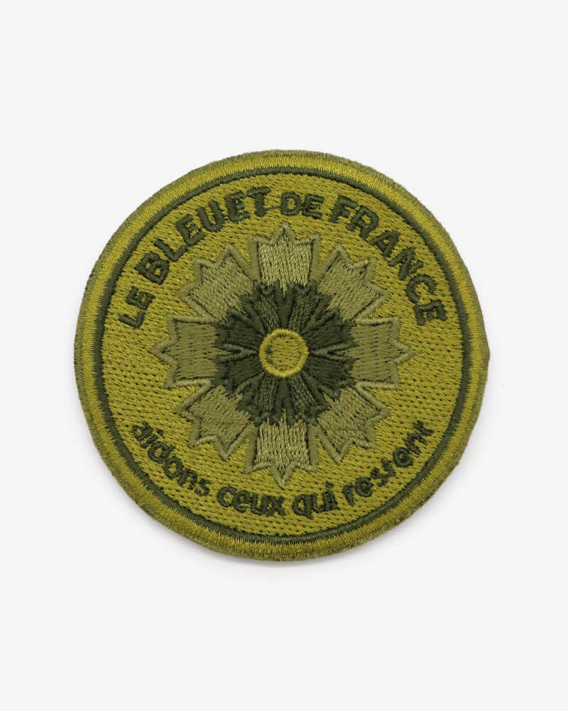 Patch brodé Armée de terre x Bleuet de France