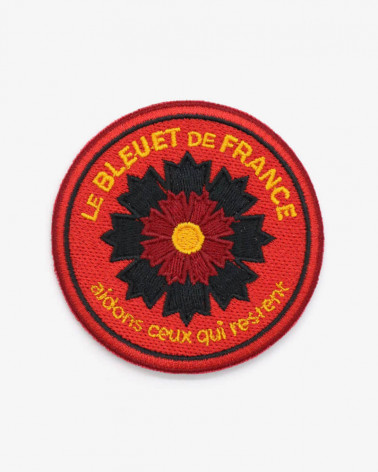 Patch brodé Sapeur-Pompier x Bleuet de France