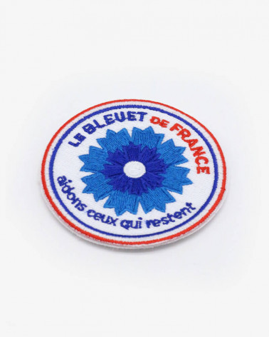 Patch brodé Bleuet de France