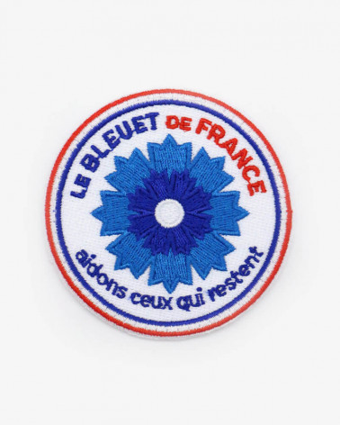 Patch brodé Bleuet de France