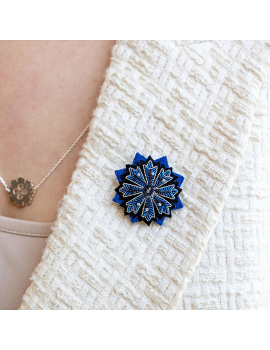 Boutique Bleuet de France - Broche Bleuet de France x Macon & Lesquoy
