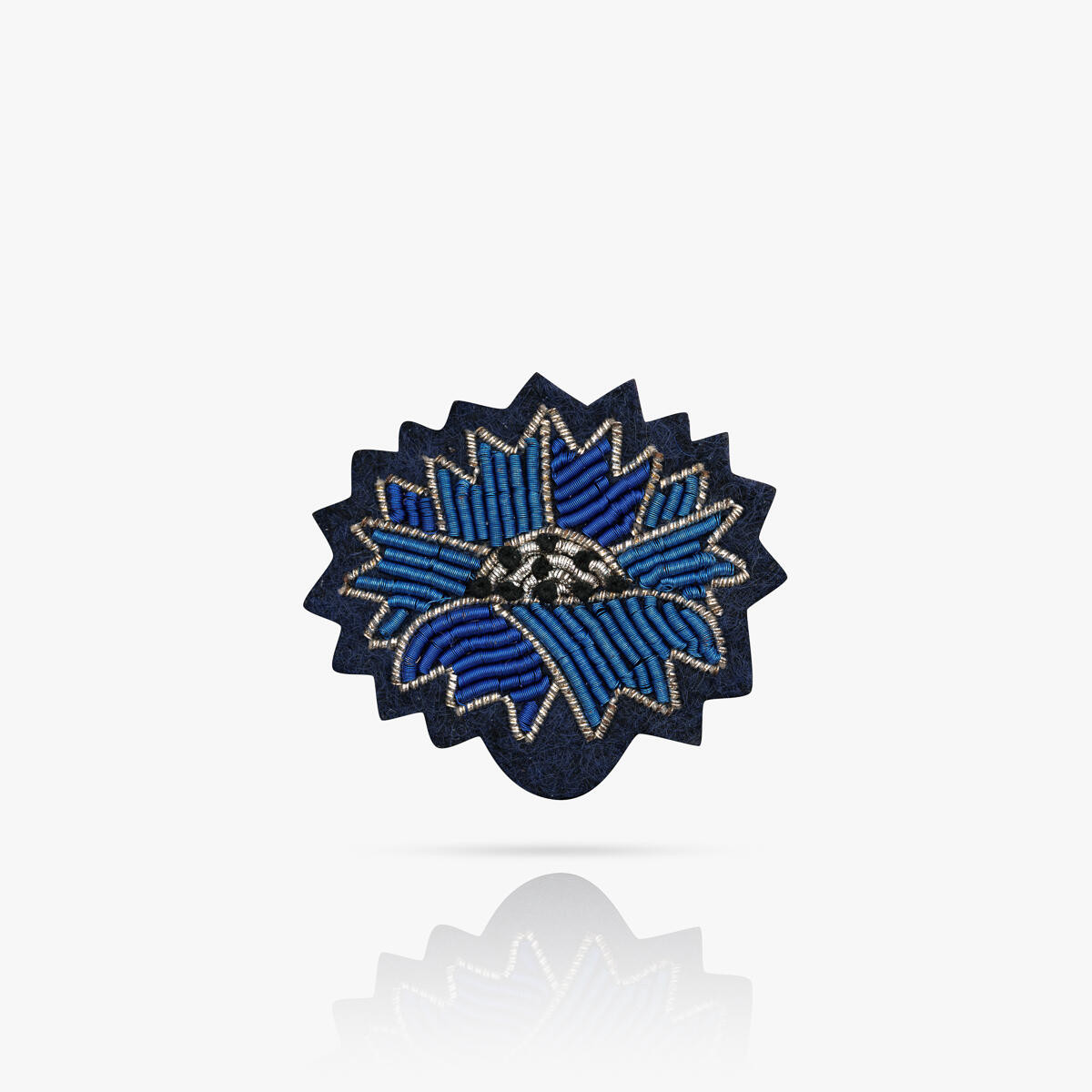 Broche Étoile Bleuet de France x Macon & Lesquoy