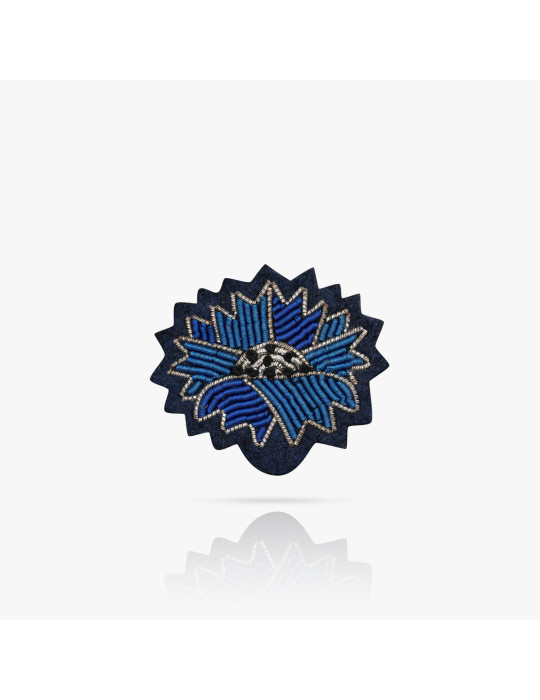 Broche Étoile Bleuet de France x Macon & Lesquoy
