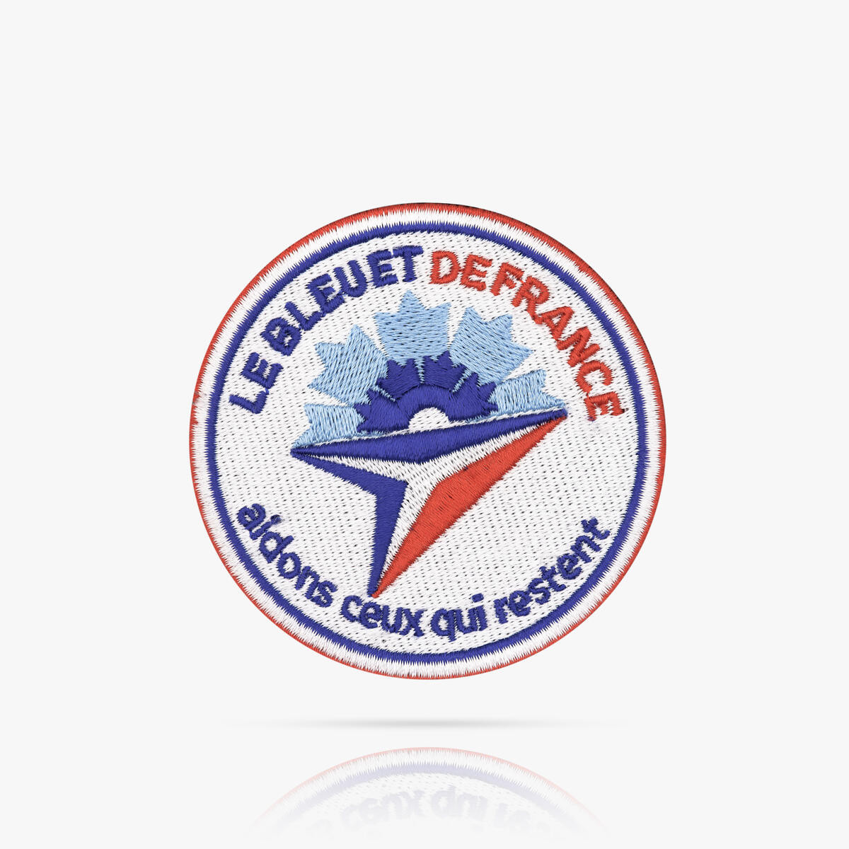 Patch brodé Direction générale de l’armement x Bleuet de France