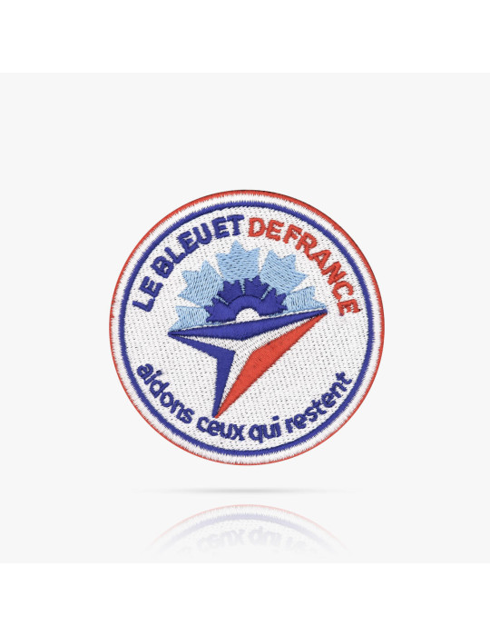 Patch brodé Direction générale de l’armement x Bleuet de France