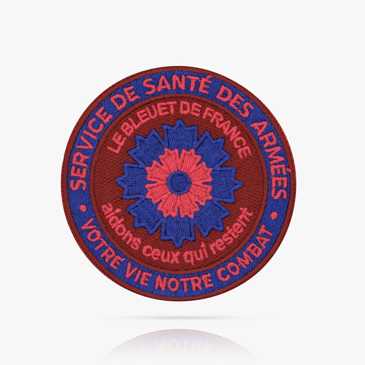 Patch brodé Service de santé des armées x Bleuet de France