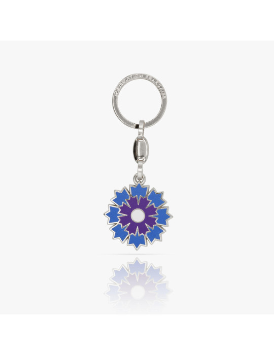 Boutique Bleuet de France - Porte-clé argenté Bleuet de France - Bleu Horizon Boutique Bleuet de France - Porte-clé argenté Bleuet de France - Bleu Horizon