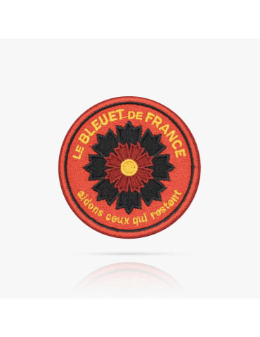 Boutique Bleuet de France - Patch brodé Sapeur-Pompier x Bleuet de ...