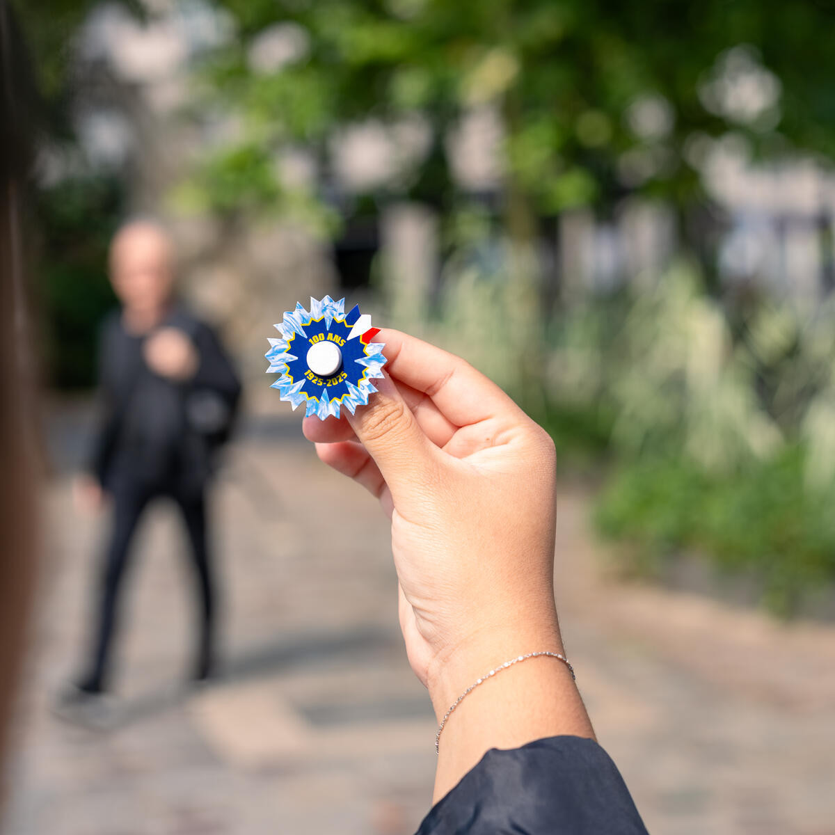 Bleuets de France en papier édition spéciale "Centenaire 2025" sur cartonnette