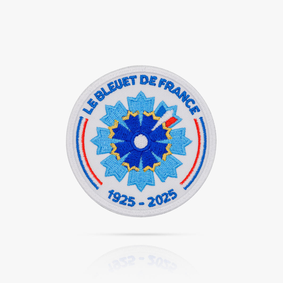 Patch brodé Centenaire du Bleuet de France
