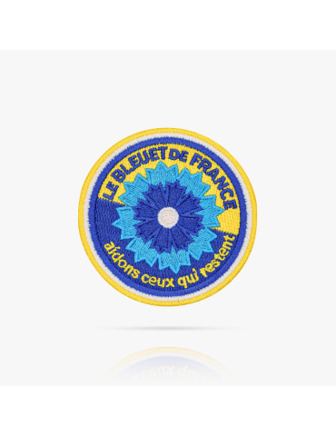 Patch brodé Chasseurs x Bleuet de France