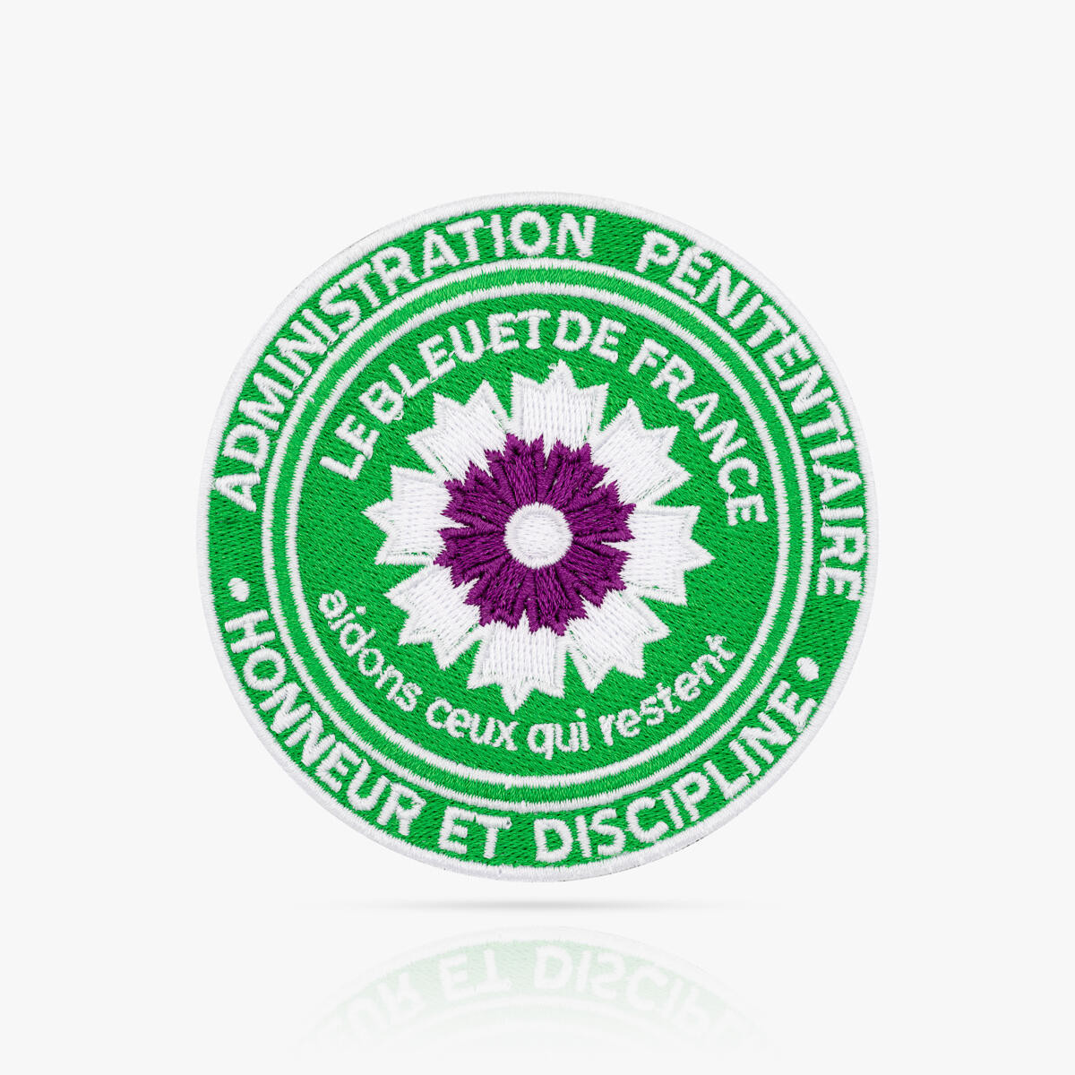 Patch brodé Administration Pénitentiaire x Bleuet de France