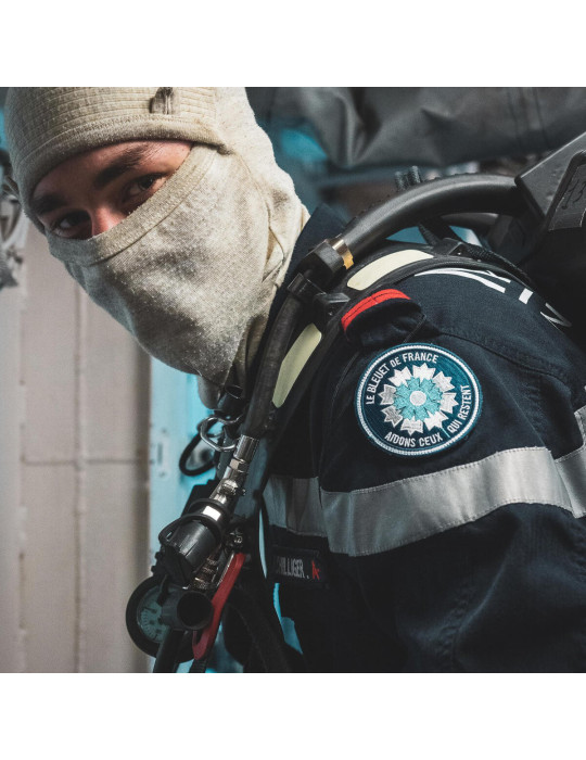 Boutique Bleuet de France - Patch brodé Marine nationale x Bleuet d...