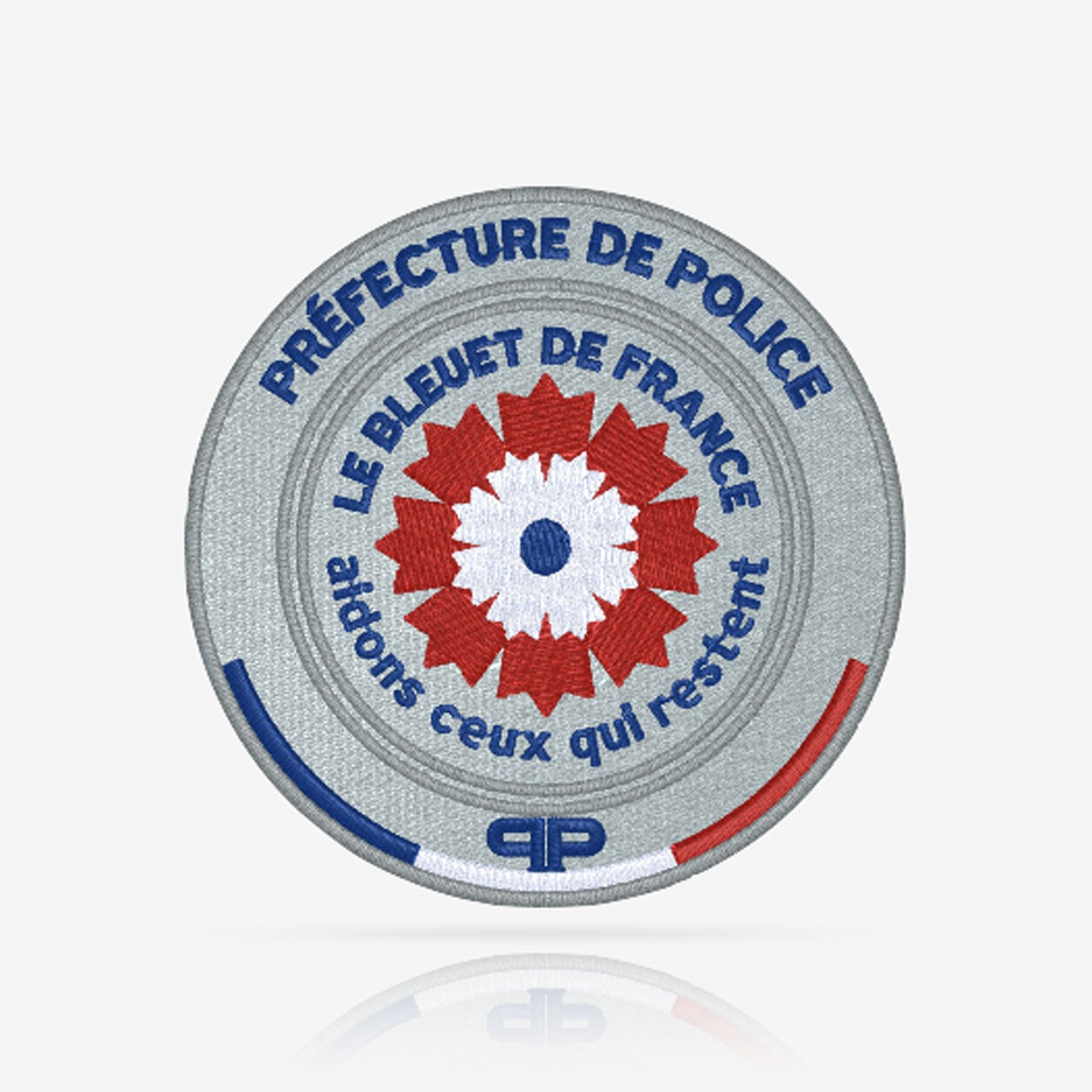 Patch brodé Préfecture de Police x Bleuet de France