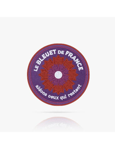 Patch brodé SNCF x Bleuet de France