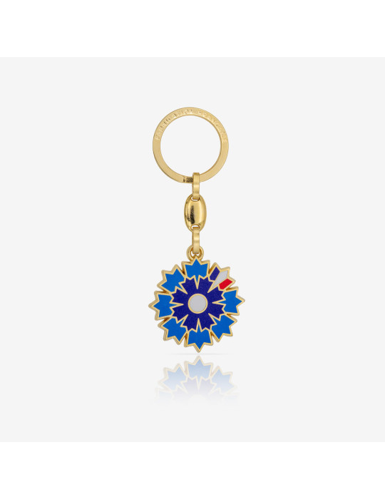 Porte-clé - Pétale tricolore