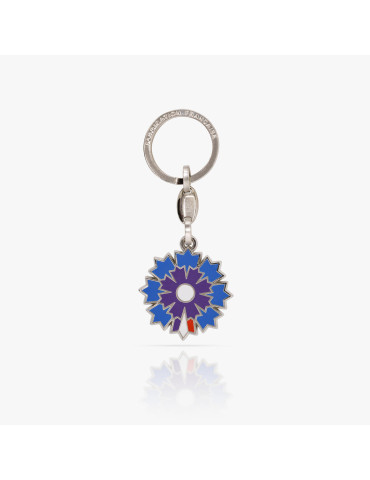 Porte-clé - Pétale tricolore