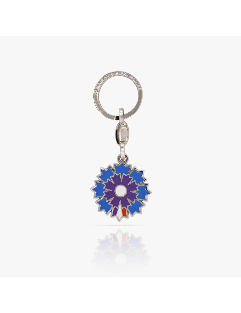 Porte-clé - Pétale tricolore