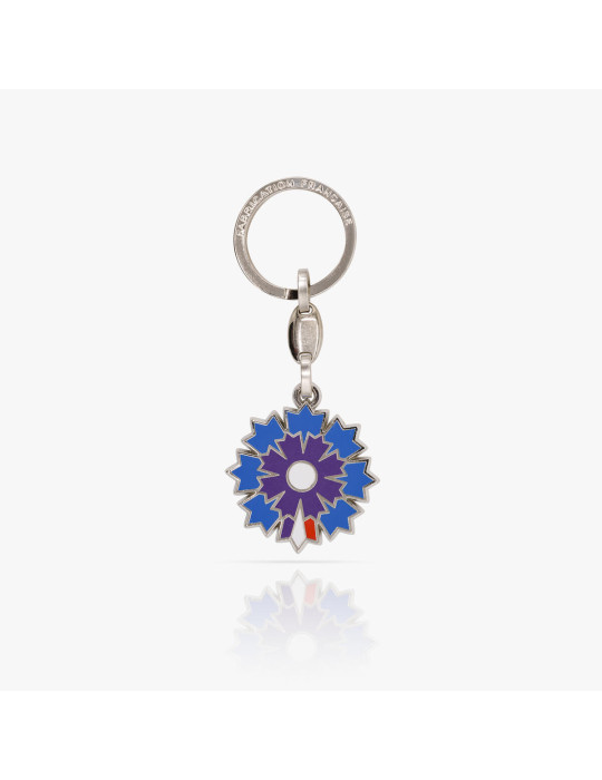 Porte-clé - Pétale tricolore
