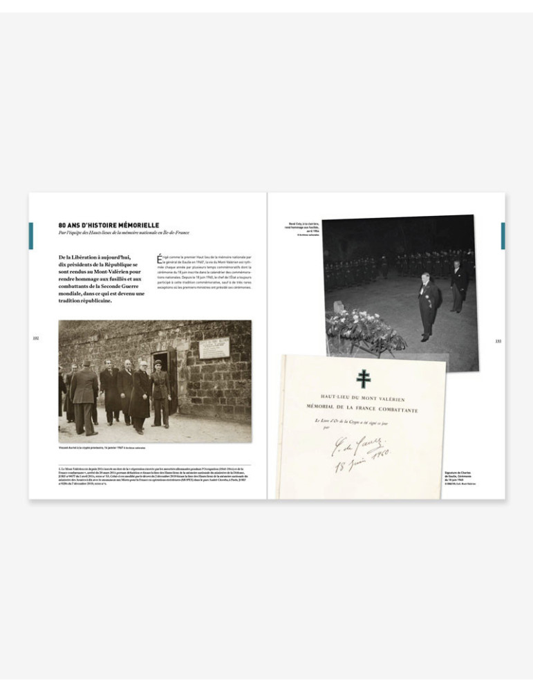 Livre "Mont-Valérien, Mémoires intimes, Mémoire nationale"