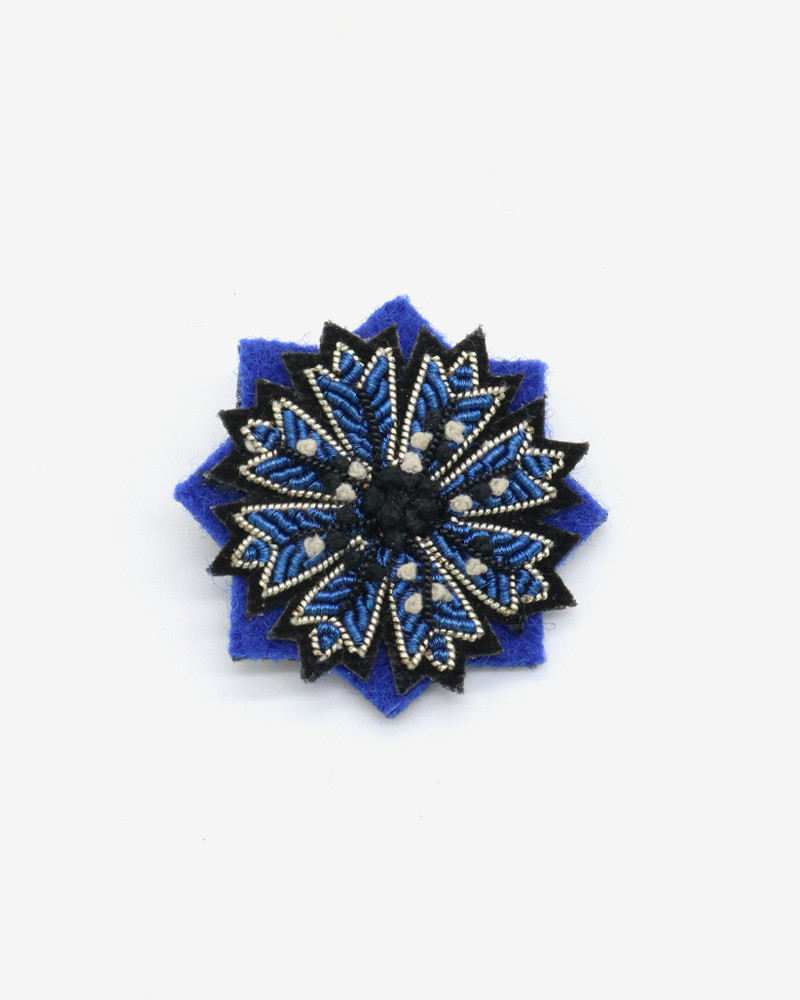 Broche Bleuet de France x Macon & Lesquoy