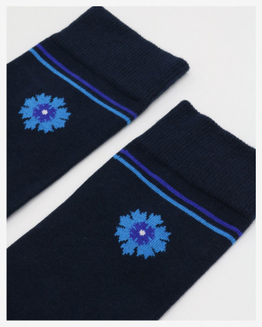 Chaussettes Bleuet de France x Maison Broussaud