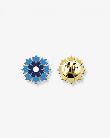 Pin's doré Bleuet de France