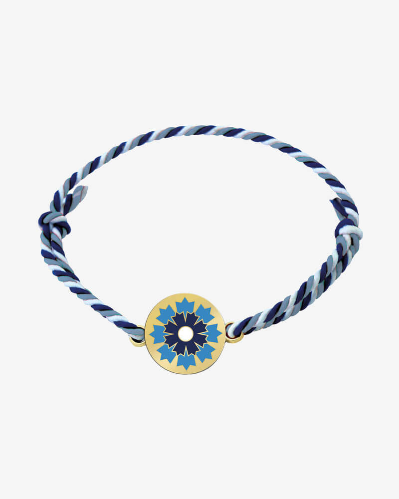 Bracelet doré Bleuet de France