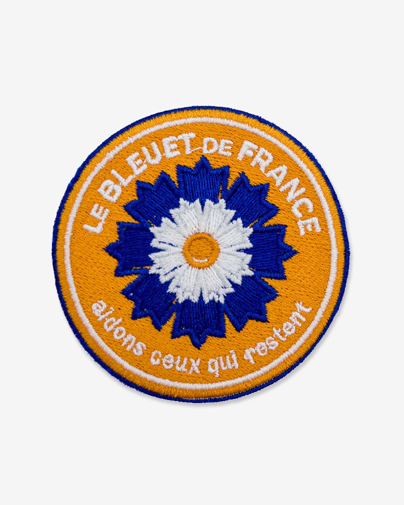 Patch brodé Protection Civile - Bleuet de France