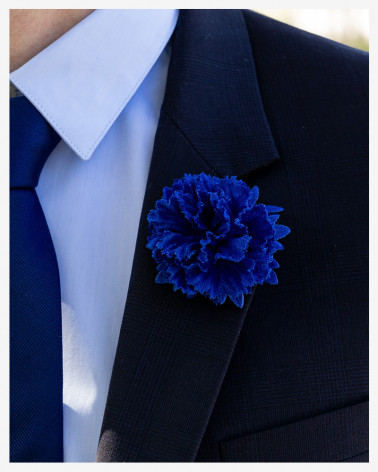 Boutonnière Bleuet de France x Cinabre