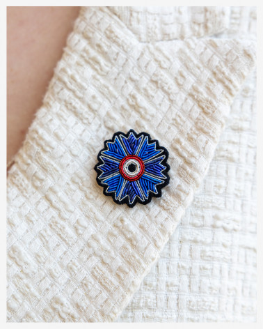 Broche Cocarde Bleuet de France x Macon & Lesquoy