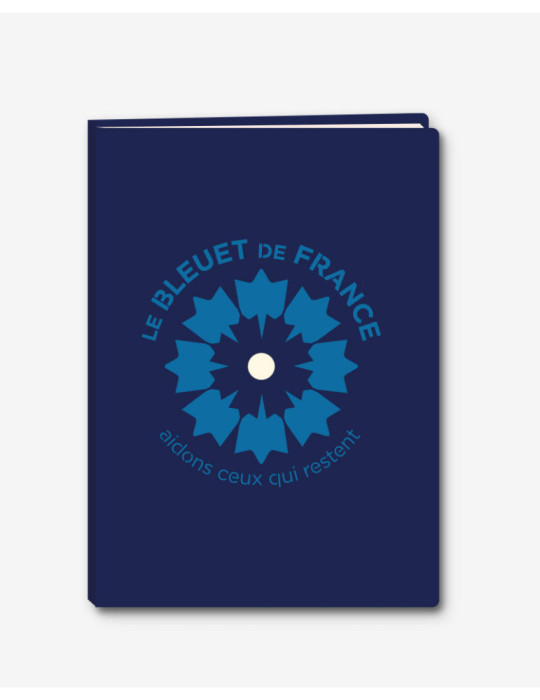Carnet avec bleuet découpé, format A6 Carnet avec bleuet découpé, format A6